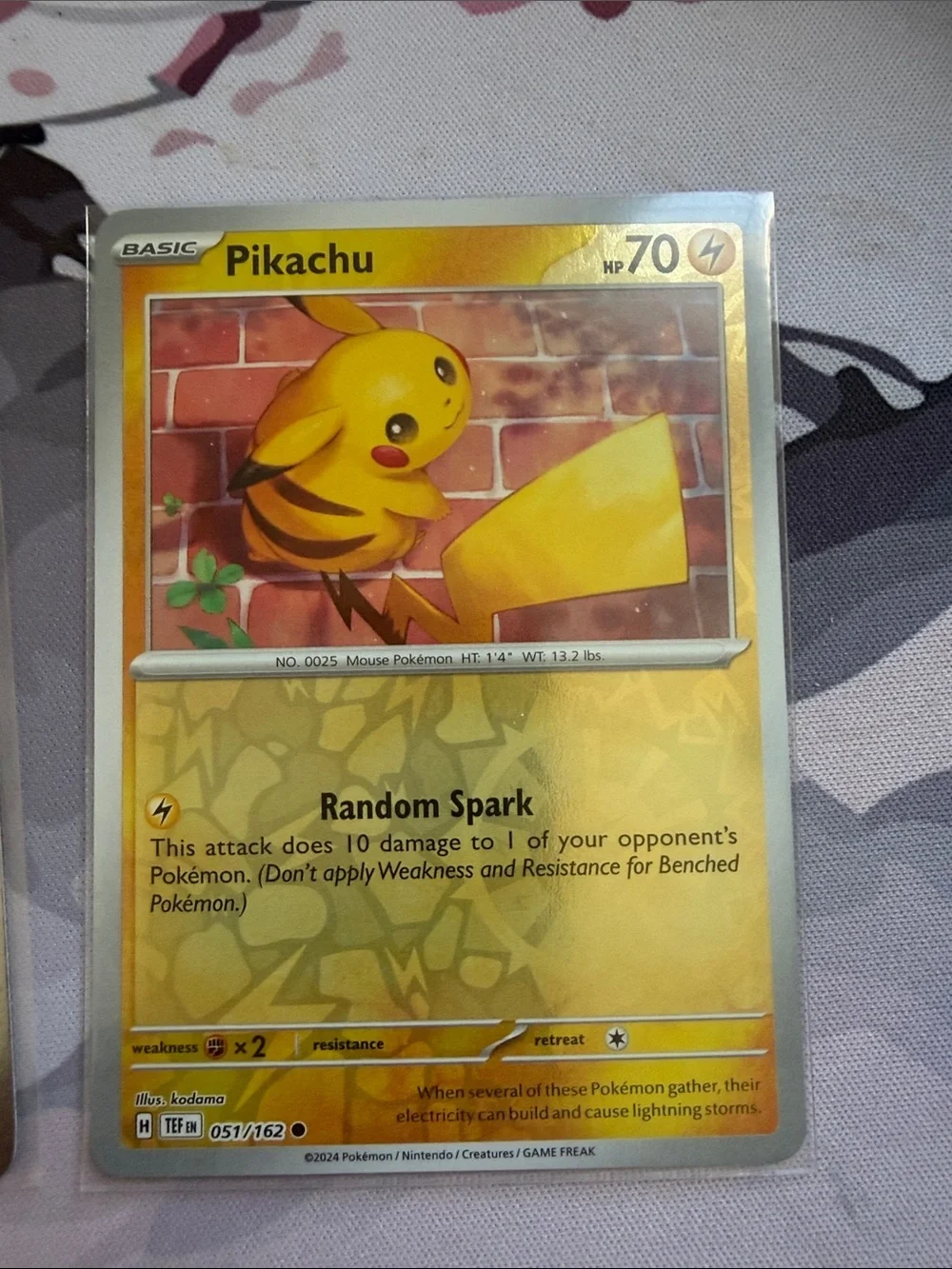 Pikachu & Raichu Pokémon Lot | 7 Holo Reverse Holo Cards